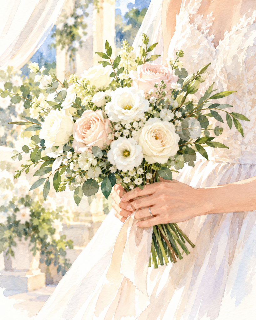 結婚式のブーケ